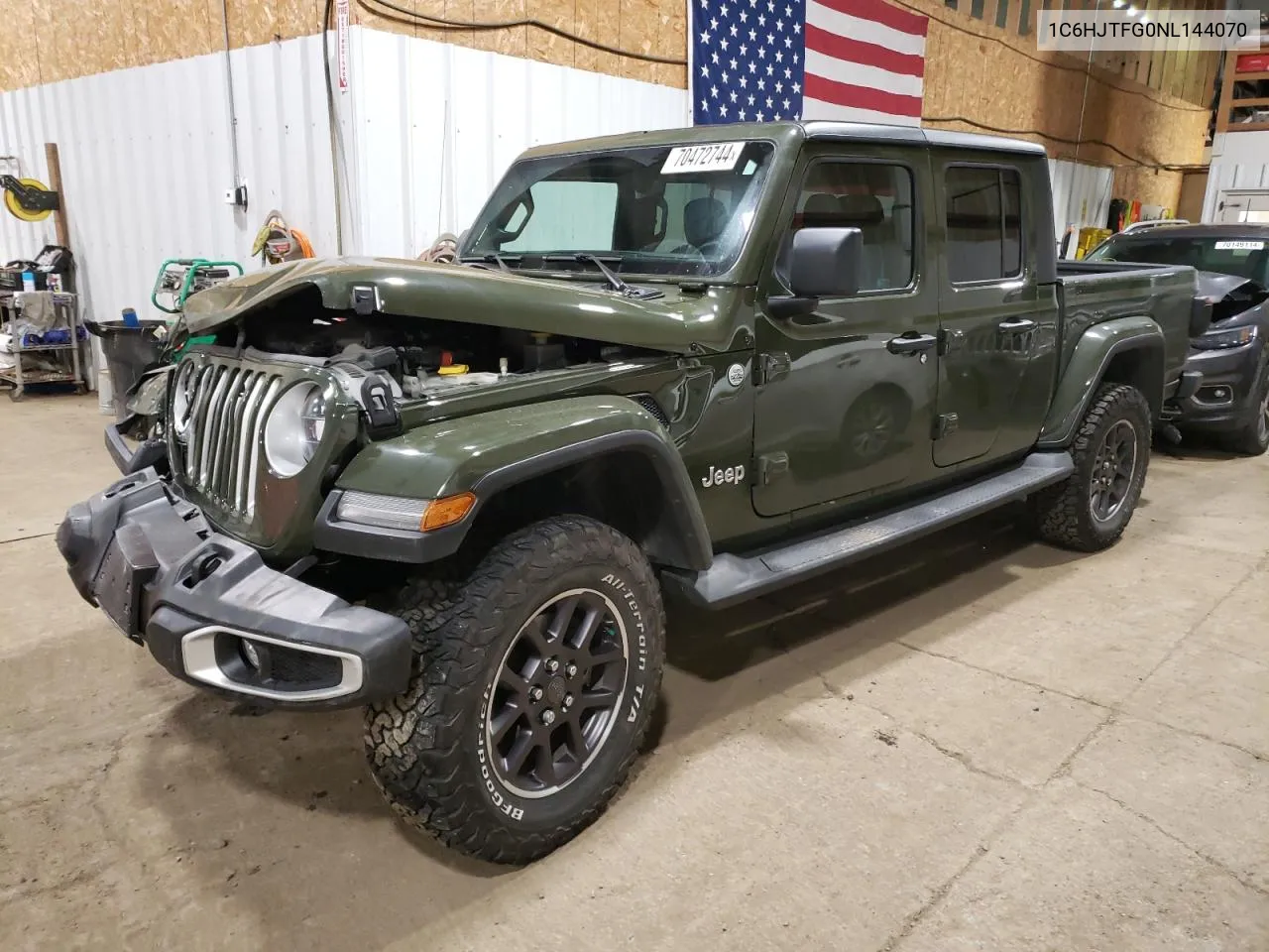 1C6HJTFG0NL144070 2022 Jeep Gladiator Overland