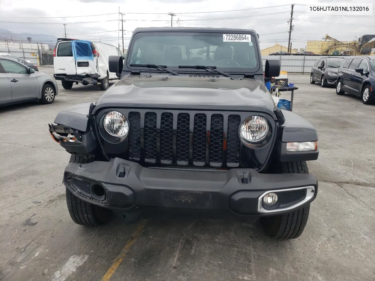 2022 Jeep Gladiator Sport VIN: 1C6HJTAG1NL132016 Lot: 72286864