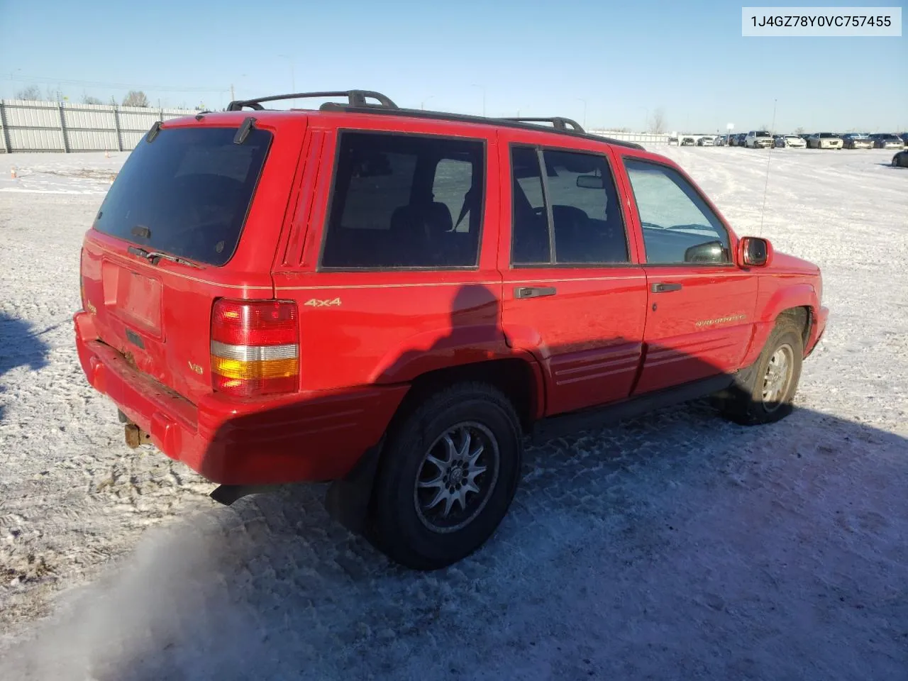 1997 Jeep Grand Cherokee Limited VIN: 1J4GZ78Y0VC757455 Lot: 68690512