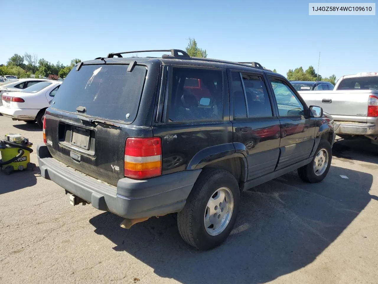 1998 Jeep Grand Cherokee Laredo VIN: 1J4GZ58Y4WC109610 Lot: 58705124