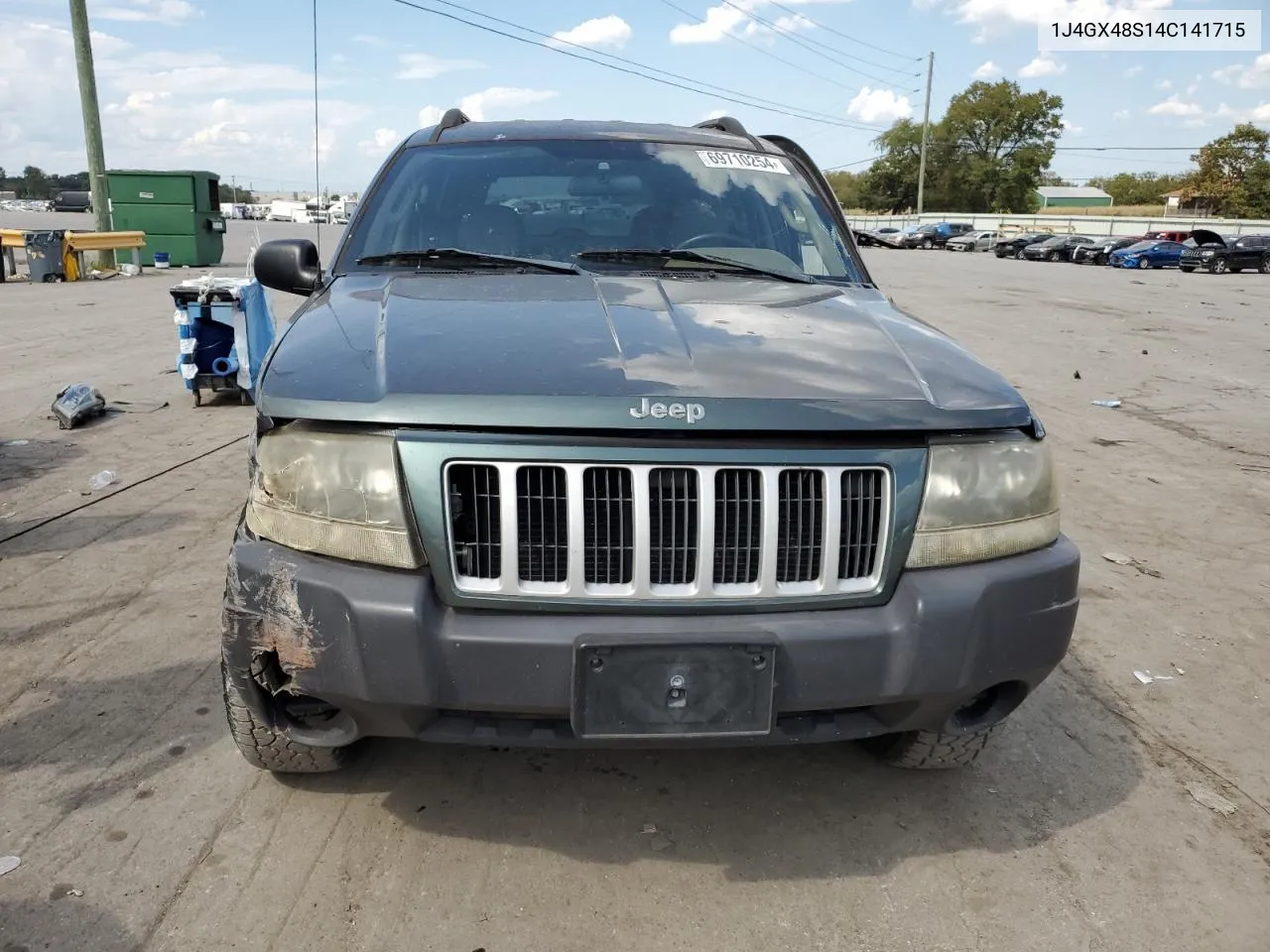 2004 Jeep Grand Cherokee Laredo VIN: 1J4GX48S14C141715 Lot: 69710254