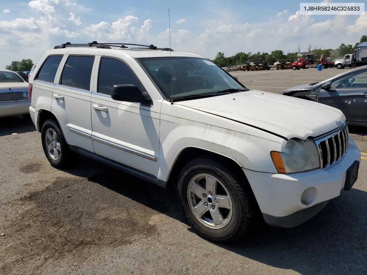 2006 Jeep Grand Cherokee Limited VIN: 1J8HR58246C326833 Lot: 56139704