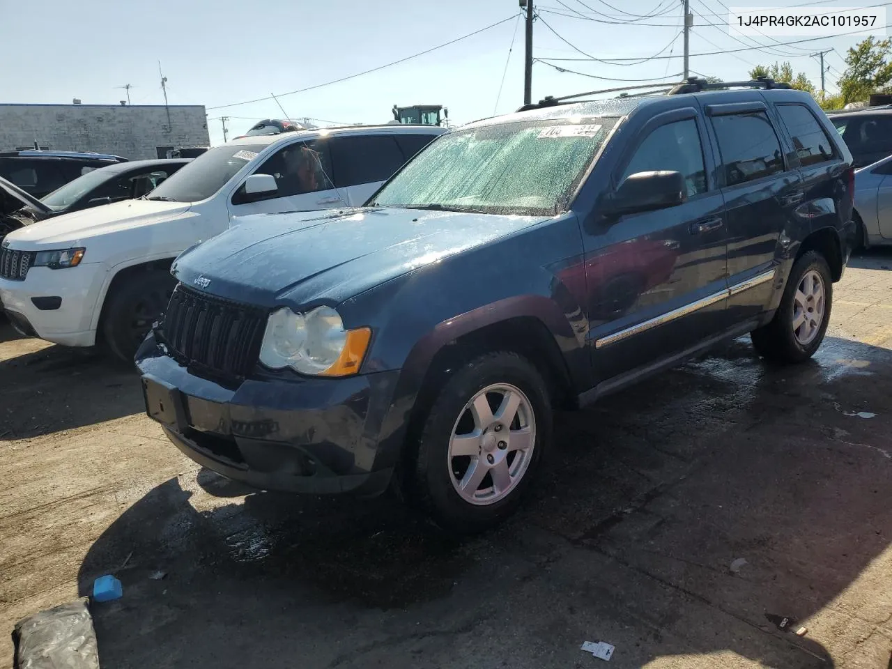 1J4PR4GK2AC101957 2010 Jeep Grand Cherokee Laredo