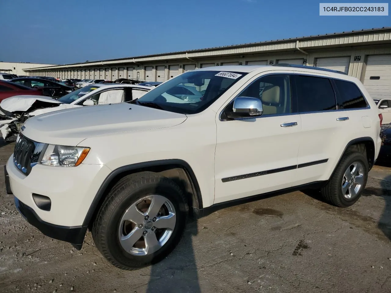 2012 Jeep Grand Cherokee Limited VIN: 1C4RJFBG2CC243183 Lot: 66607694