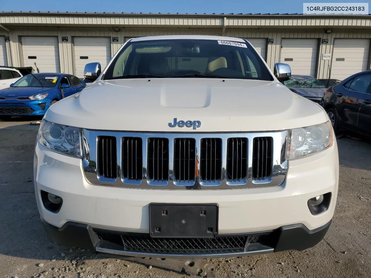 2012 Jeep Grand Cherokee Limited VIN: 1C4RJFBG2CC243183 Lot: 66607694