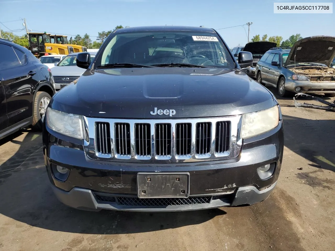 2012 Jeep Grand Cherokee Laredo VIN: 1C4RJFAG5CC117708 Lot: 68944254