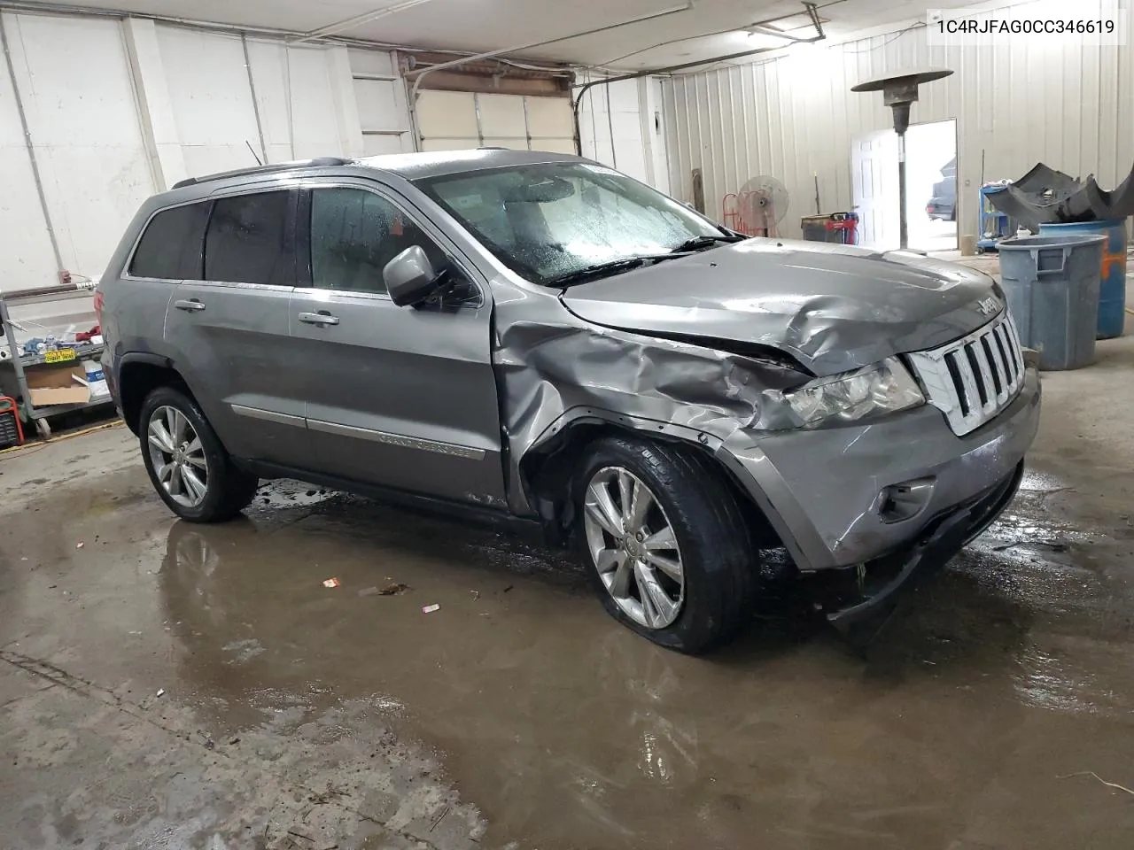 2012 Jeep Grand Cherokee Laredo VIN: 1C4RJFAG0CC346619 Lot: 70393184