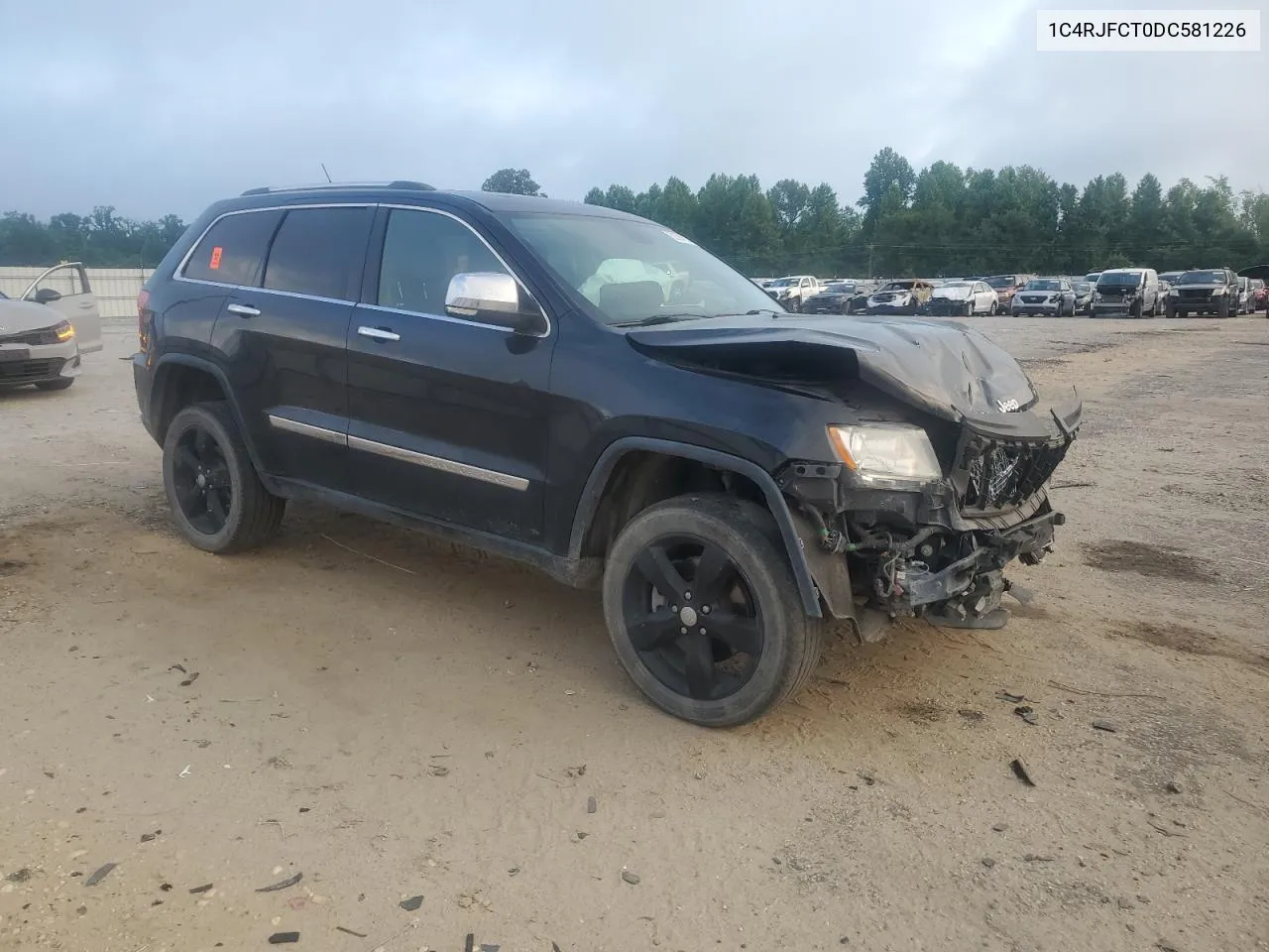 2013 Jeep Grand Cherokee Overland VIN: 1C4RJFCT0DC581226 Lot: 62594724