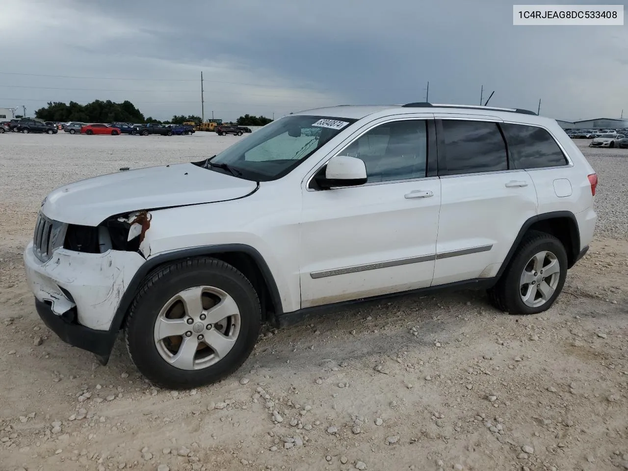 2013 Jeep Grand Cherokee Laredo VIN: 1C4RJEAG8DC533408 Lot: 63040874