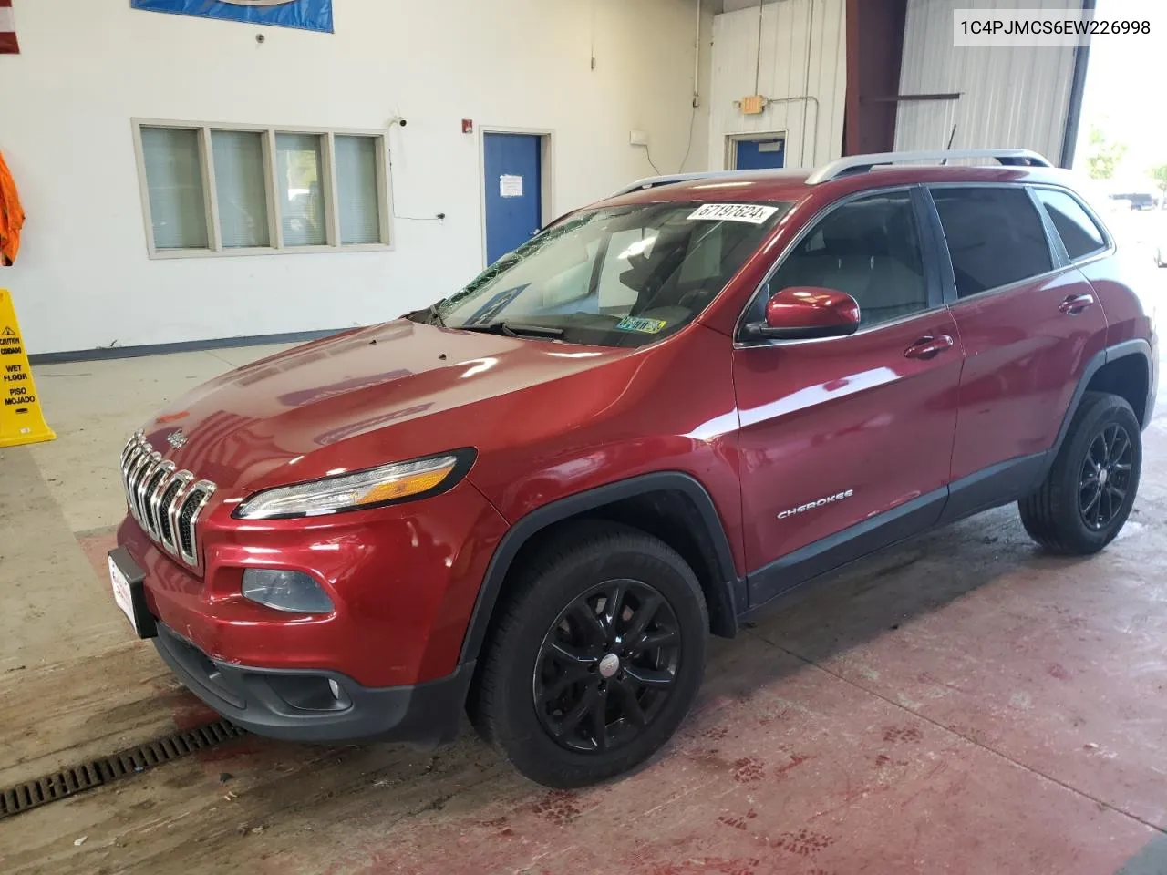 2014 Jeep Cherokee Latitude VIN: 1C4PJMCS6EW226998 Lot: 67197624