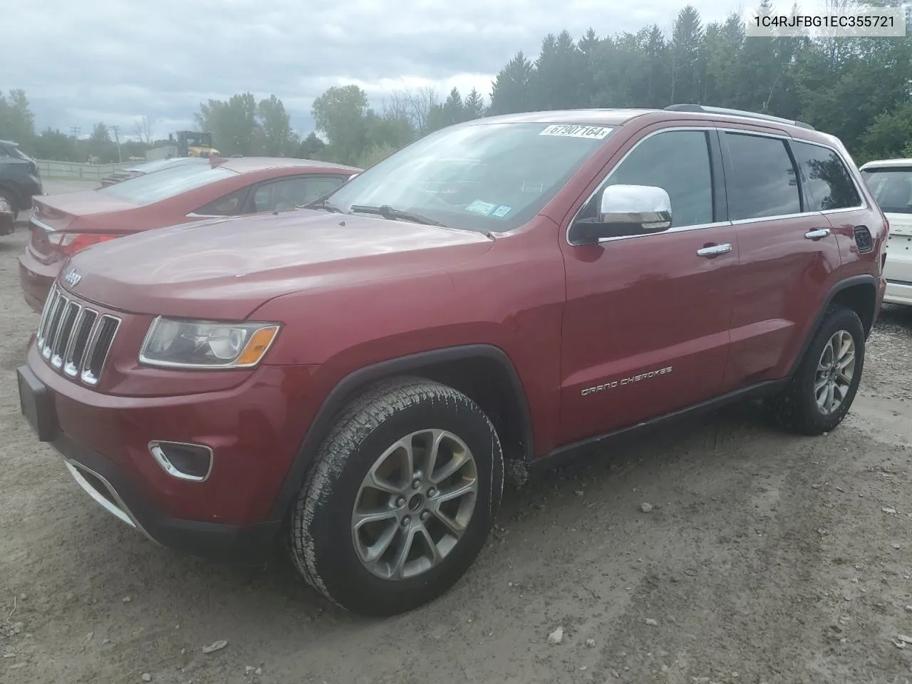 1C4RJFBG1EC355721 2014 Jeep Grand Cherokee Limited