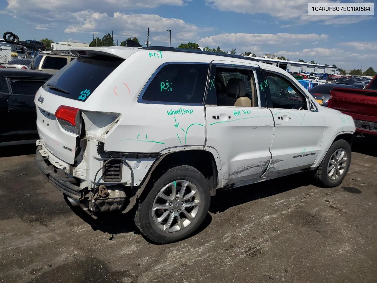 2014 Jeep Grand Cherokee Limited VIN: 1C4RJFBG7EC180584 Lot: 70057524