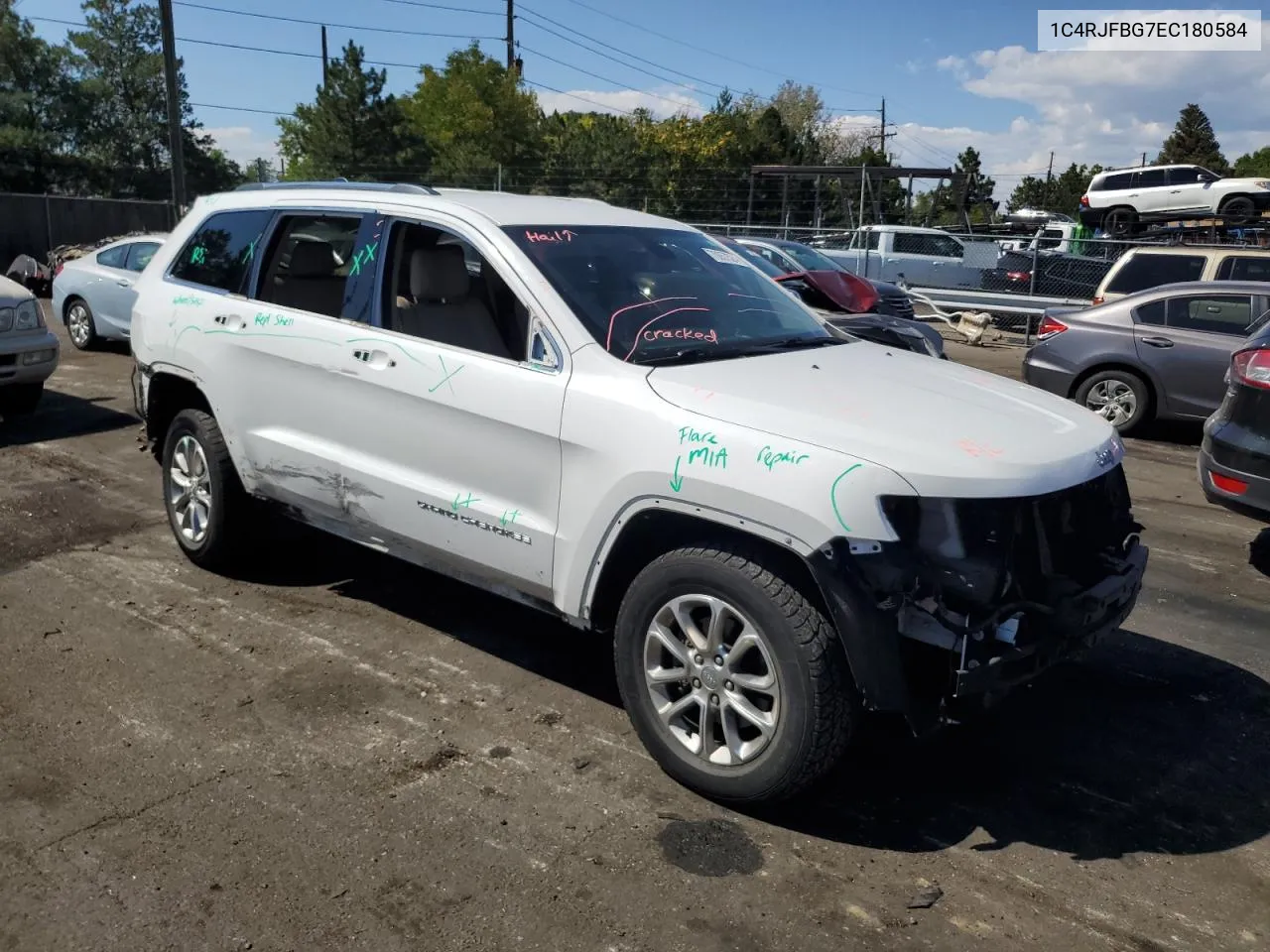 2014 Jeep Grand Cherokee Limited VIN: 1C4RJFBG7EC180584 Lot: 70057524