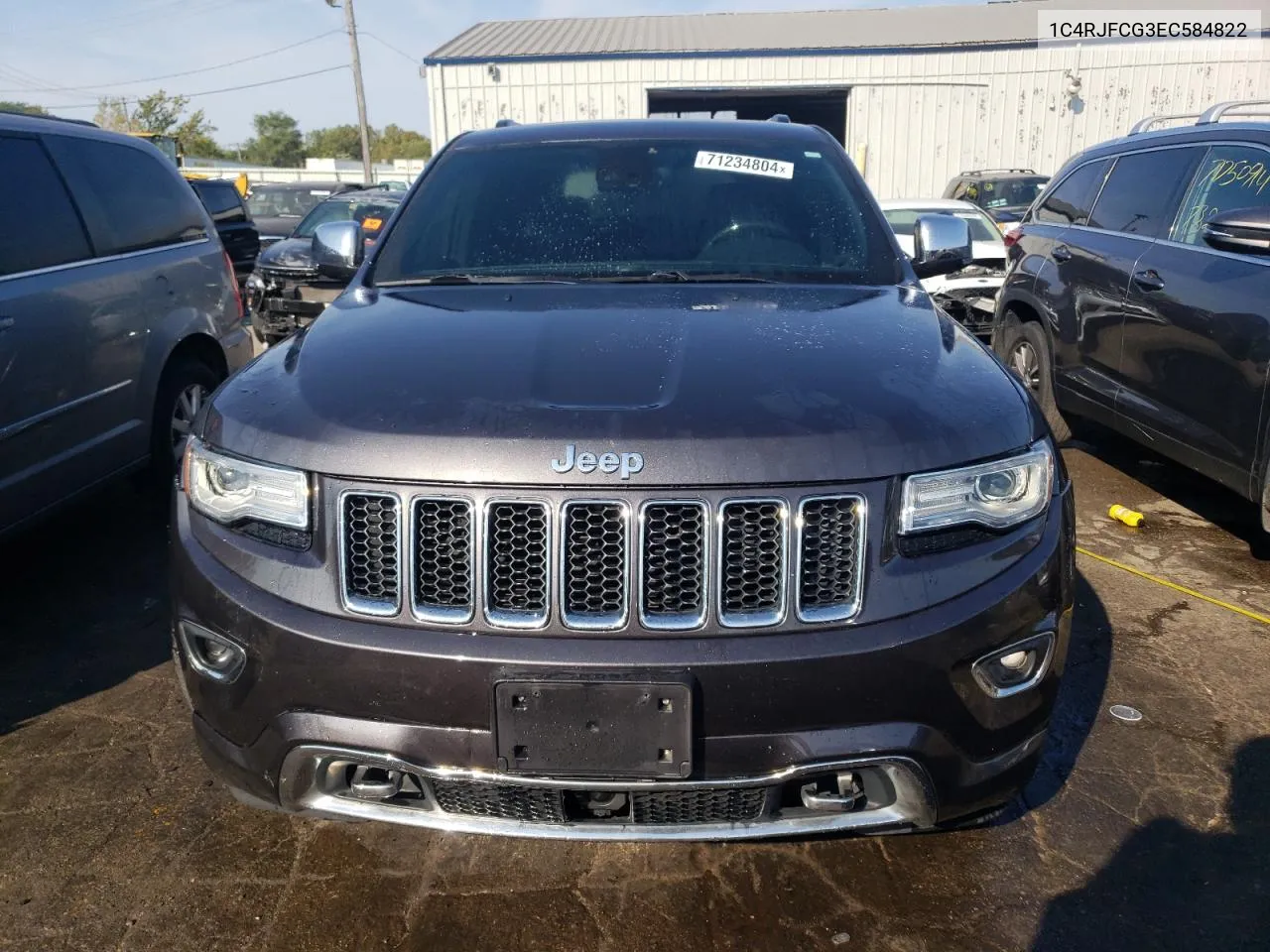 1C4RJFCG3EC584822 2014 Jeep Grand Cherokee Overland