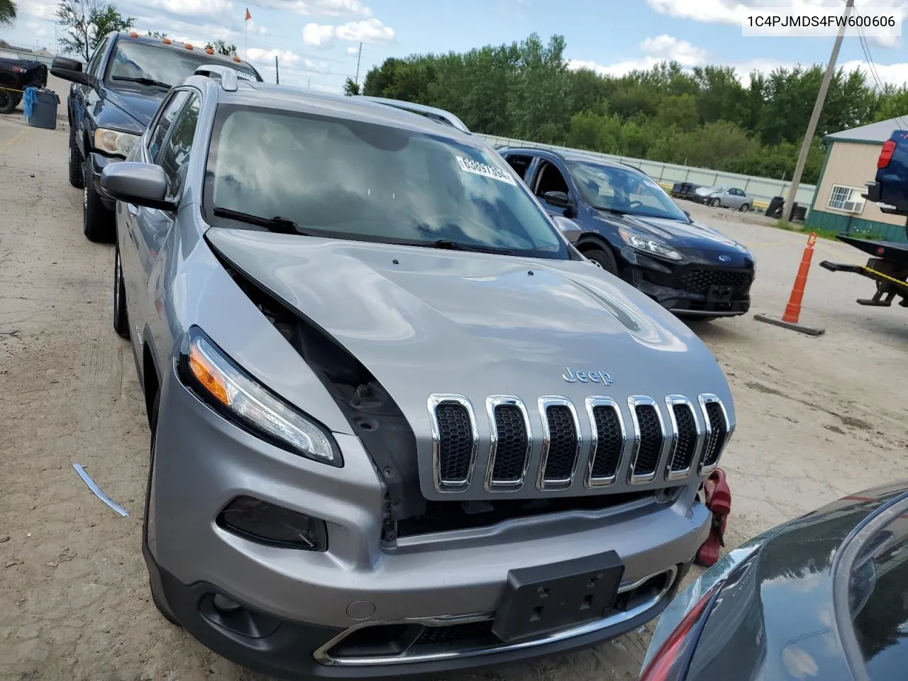 2015 Jeep Cherokee Limited VIN: 1C4PJMDS4FW600606 Lot: 63897394