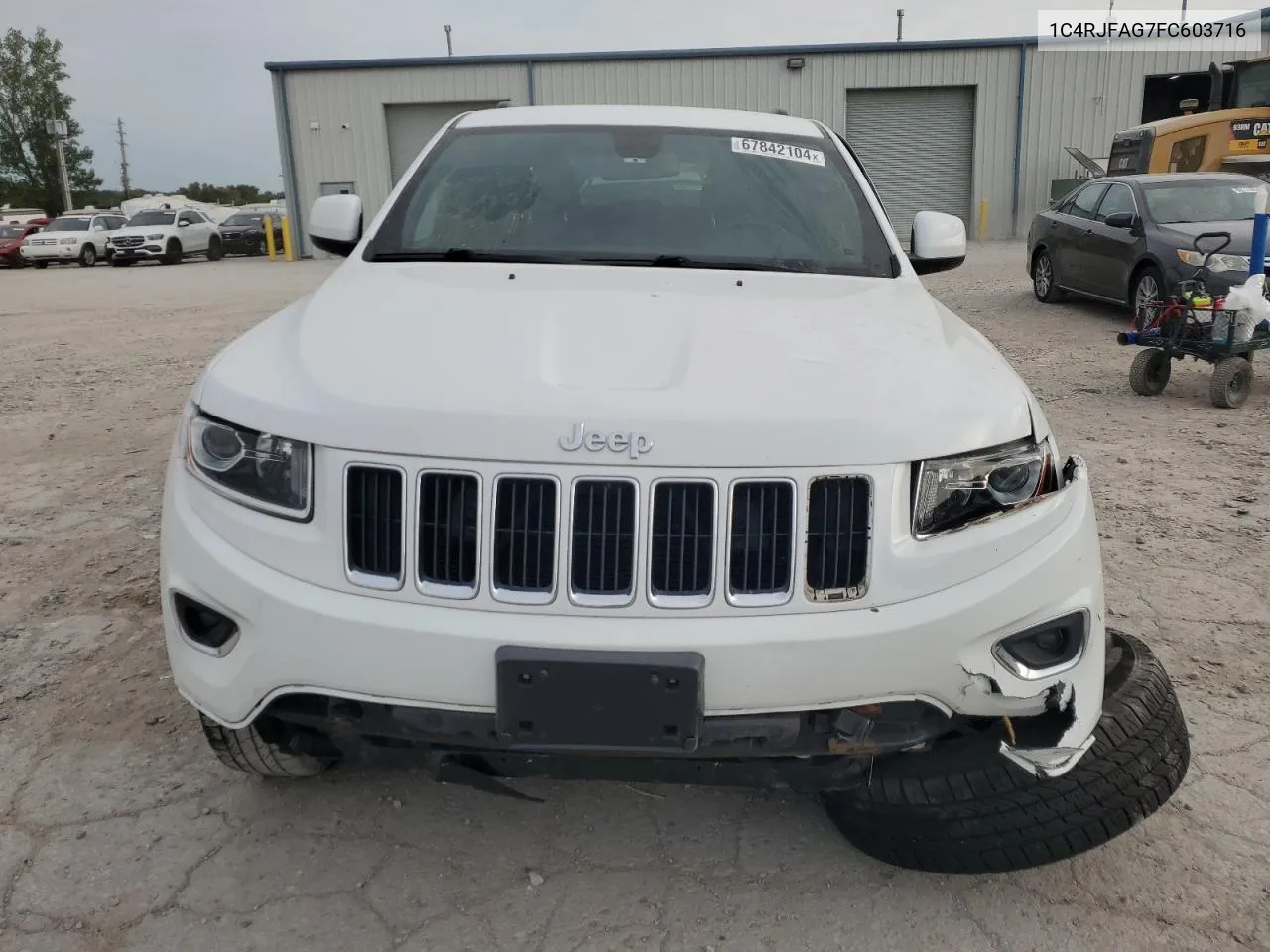 2015 Jeep Grand Cherokee Laredo VIN: 1C4RJFAG7FC603716 Lot: 67842104