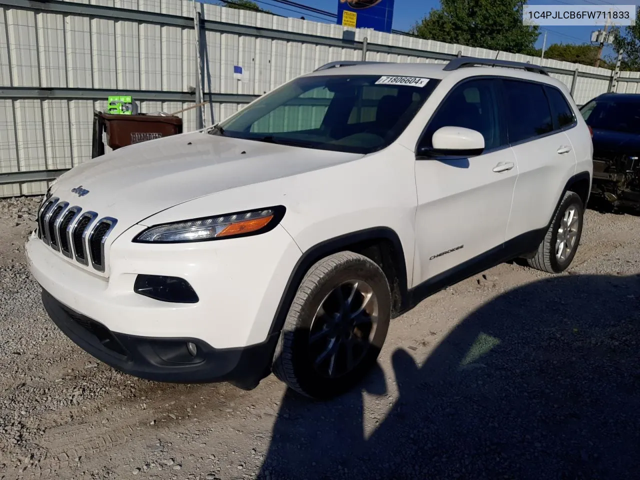 1C4PJLCB6FW711833 2015 Jeep Cherokee Latitude