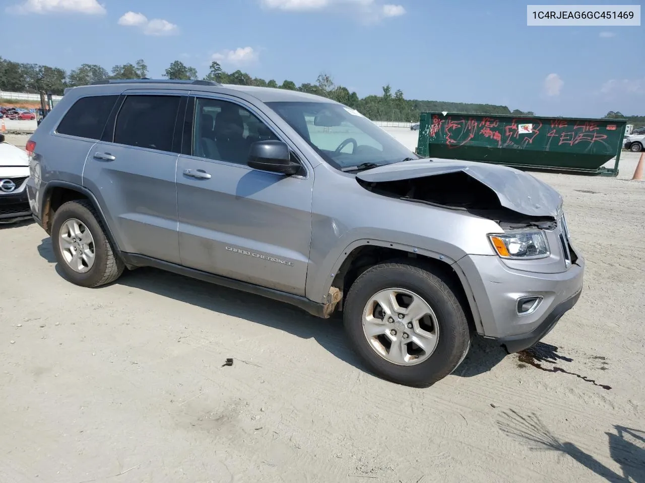 2016 Jeep Grand Cherokee Laredo VIN: 1C4RJEAG6GC451469 Lot: 69396644