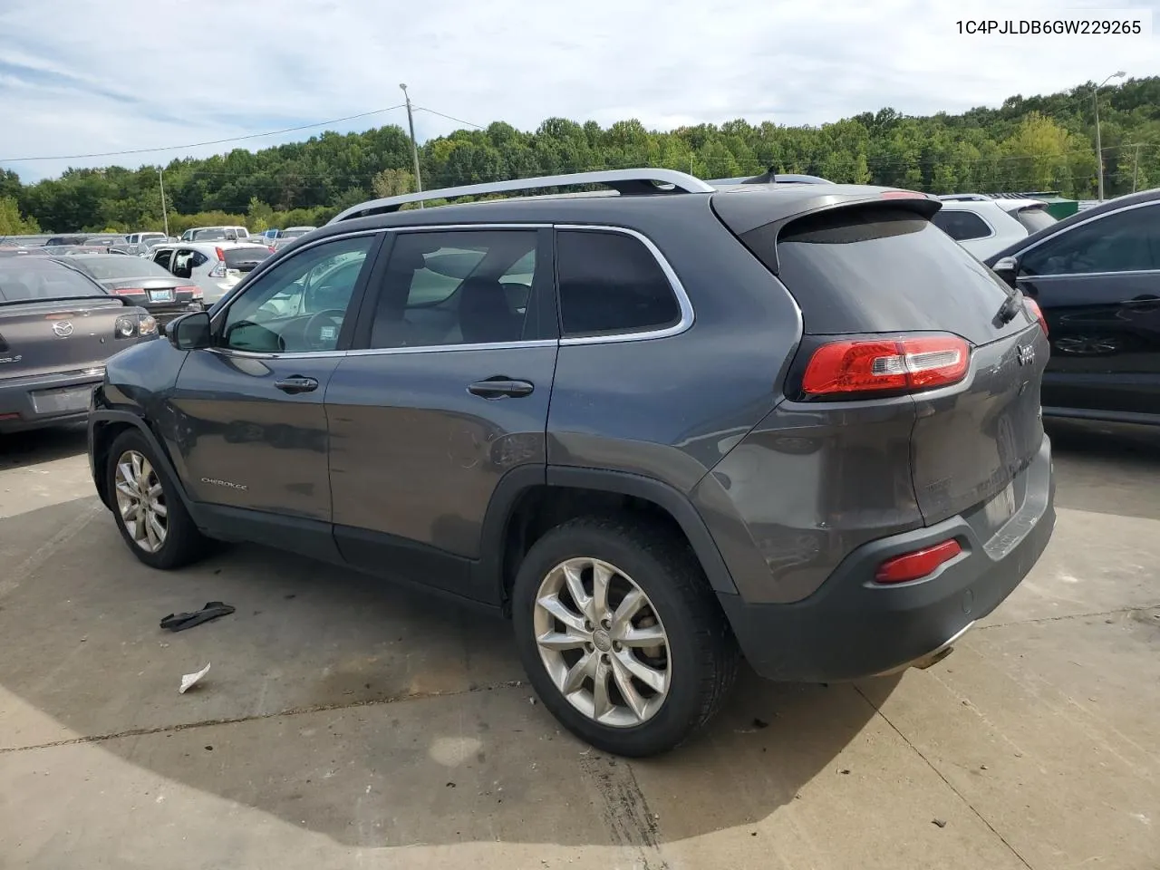 2016 Jeep Cherokee Limited VIN: 1C4PJLDB6GW229265 Lot: 69470094