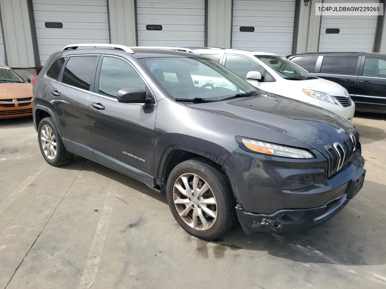 2016 Jeep Cherokee Limited VIN: 1C4PJLDB6GW229265 Lot: 69470094