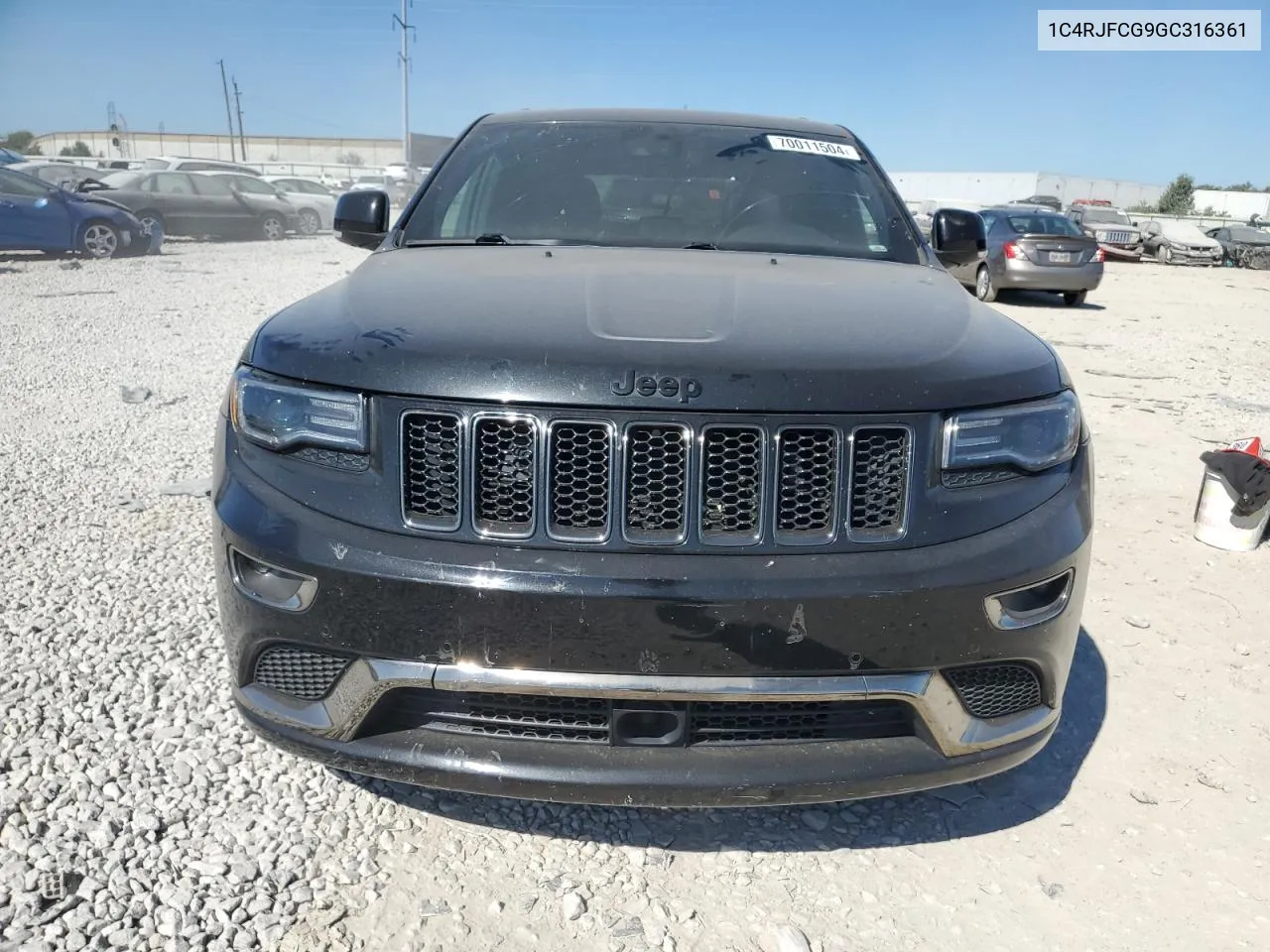 1C4RJFCG9GC316361 2016 Jeep Grand Cherokee Overland