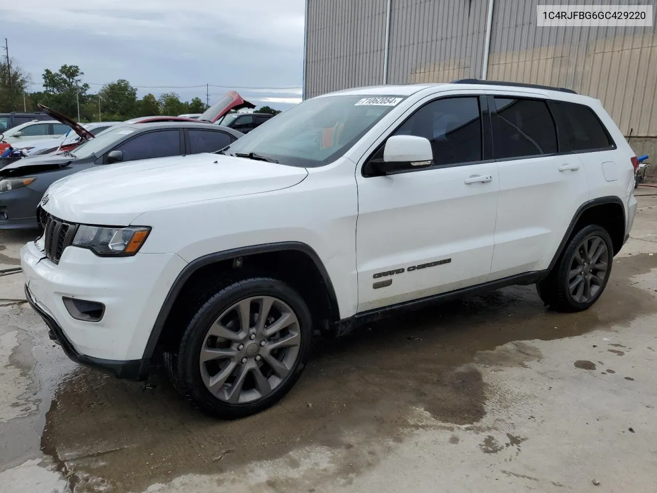 2016 Jeep Grand Cherokee Limited VIN: 1C4RJFBG6GC429220 Lot: 71062054