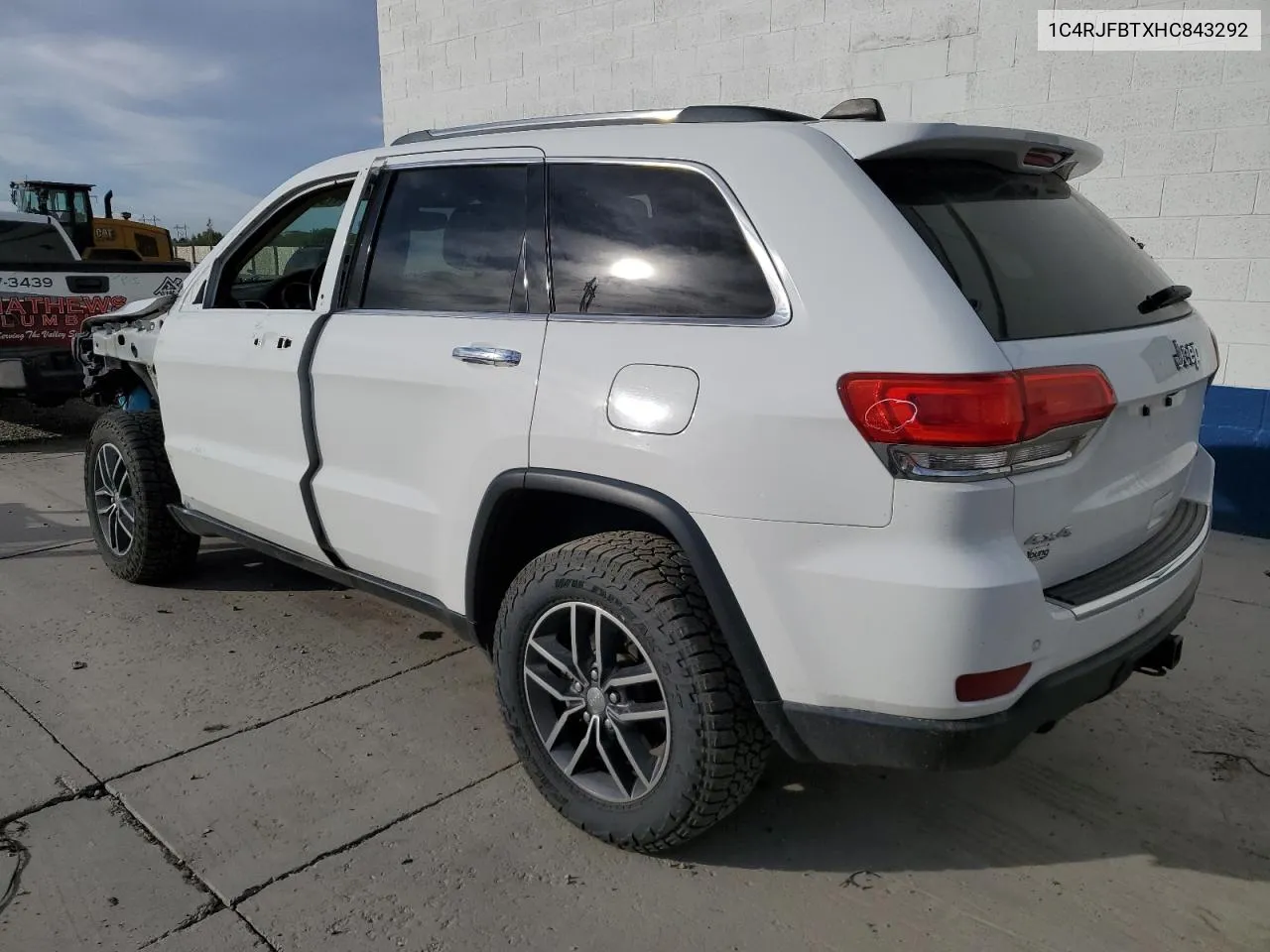 2017 Jeep Grand Cherokee Limited VIN: 1C4RJFBTXHC843292 Lot: 71349794