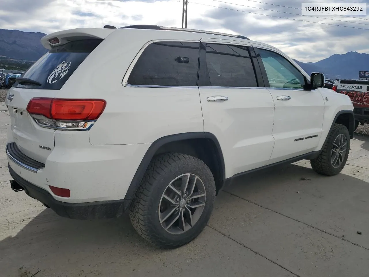 2017 Jeep Grand Cherokee Limited VIN: 1C4RJFBTXHC843292 Lot: 71349794