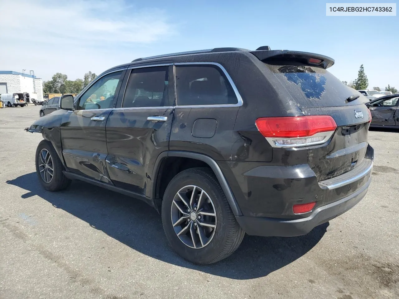 2017 Jeep Grand Cherokee Limited VIN: 1C4RJEBG2HC743362 Lot: 71380784