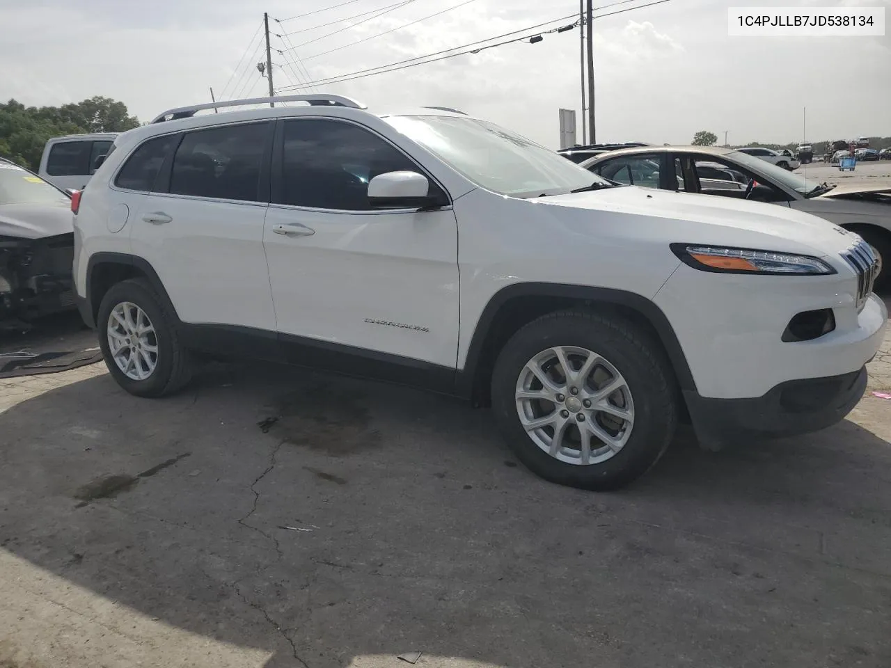 2018 Jeep Cherokee Latitude Plus VIN: 1C4PJLLB7JD538134 Lot: 65590574