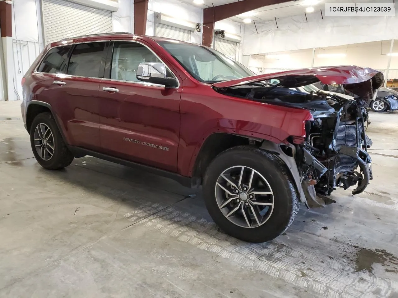 2018 Jeep Grand Cherokee Limited VIN: 1C4RJFBG4JC123639 Lot: 69385884