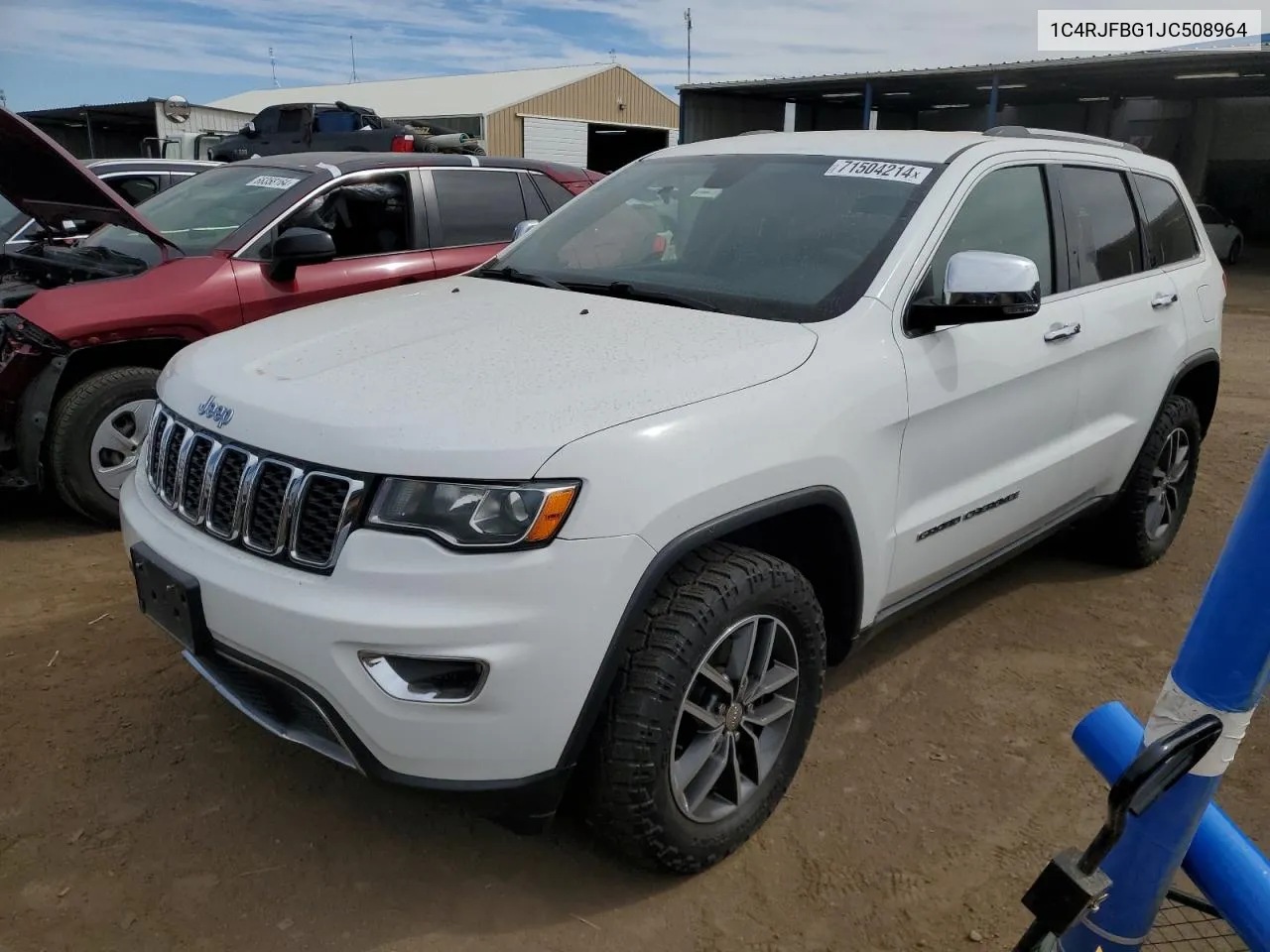 2018 Jeep Grand Cherokee Limited VIN: 1C4RJFBG1JC508964 Lot: 71504214