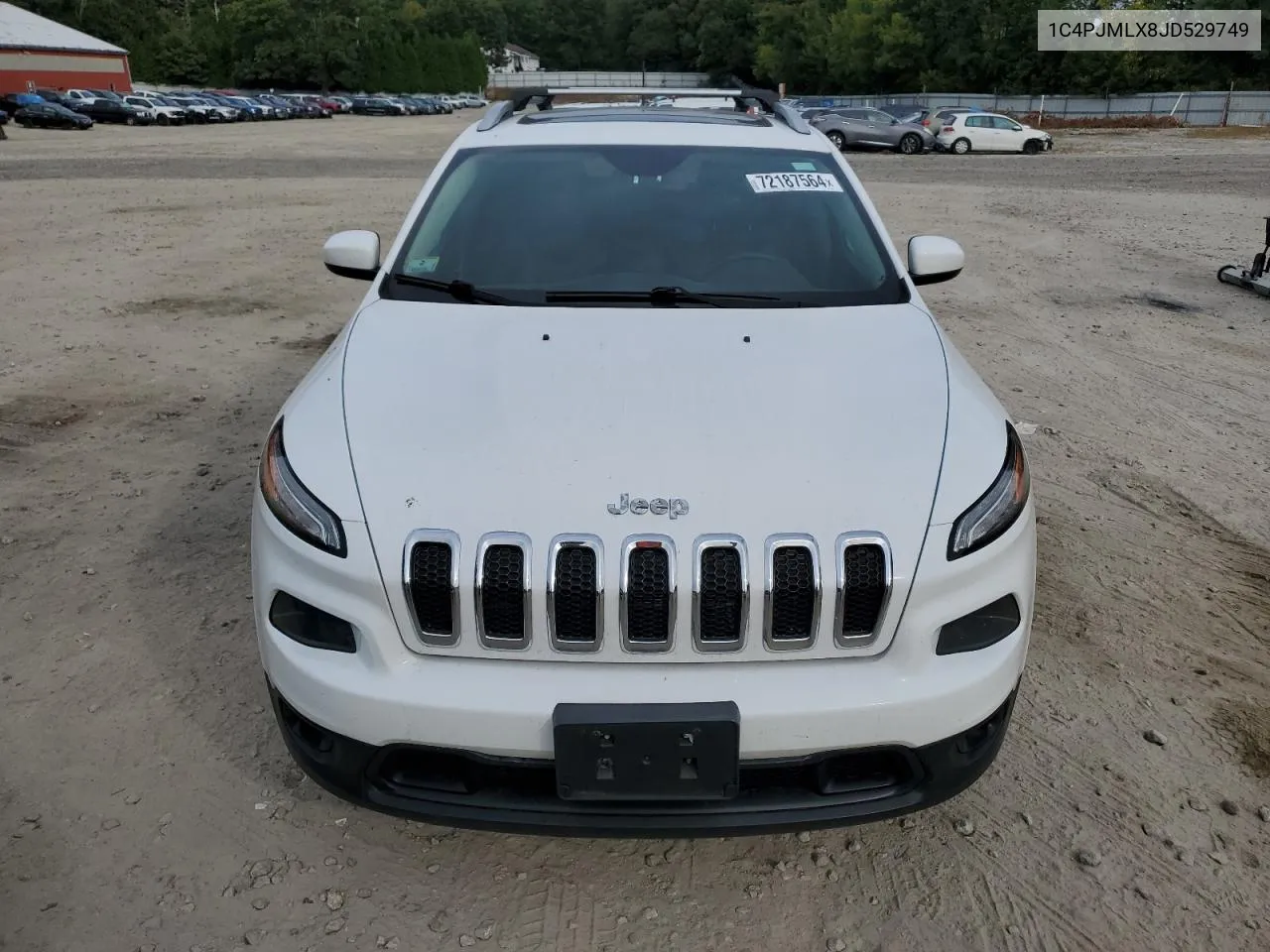 2018 Jeep Cherokee Latitude Plus VIN: 1C4PJMLX8JD529749 Lot: 72187564