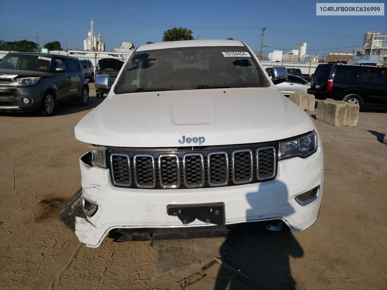 2019 Jeep Grand Cherokee Limited VIN: 1C4RJFBG0KC636999 Lot: 70194454