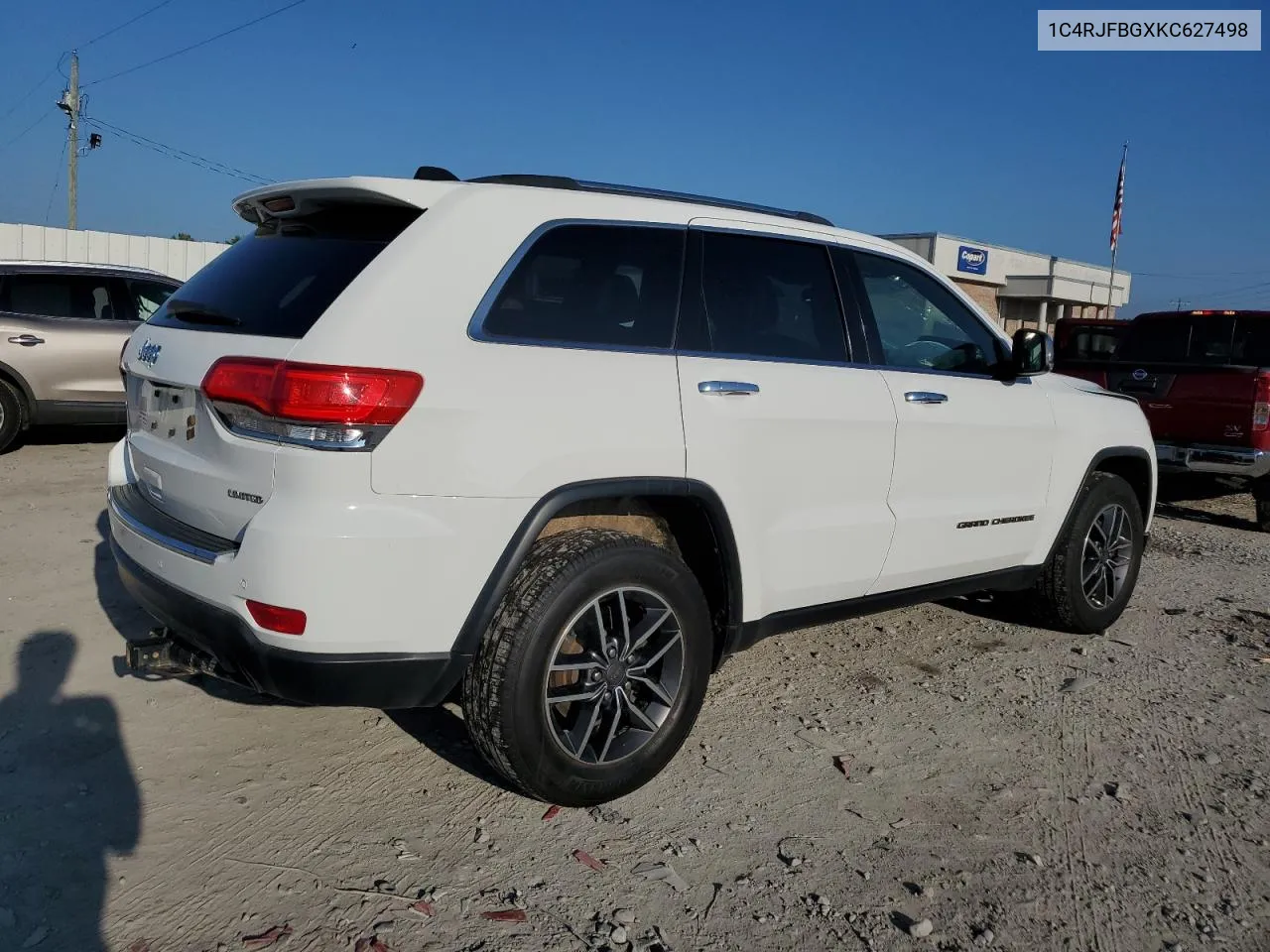 2019 Jeep Grand Cherokee Limited VIN: 1C4RJFBGXKC627498 Lot: 70710824