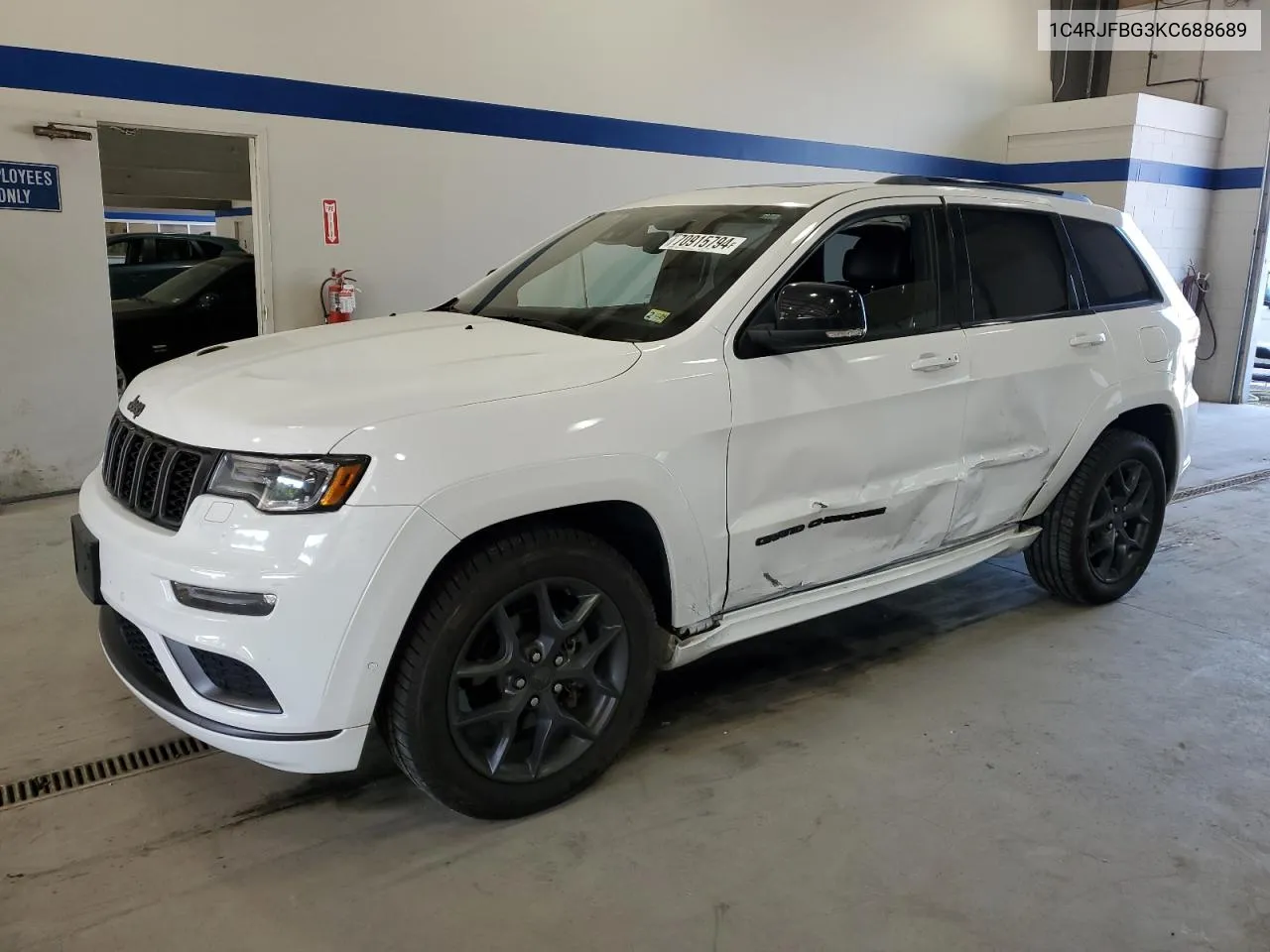 1C4RJFBG3KC688689 2019 Jeep Grand Cherokee Limited