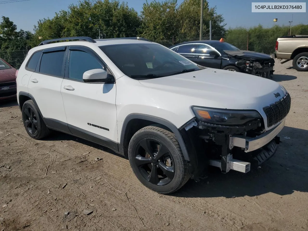 1C4PJLLB2KD376480 2019 Jeep Cherokee Latitude Plus