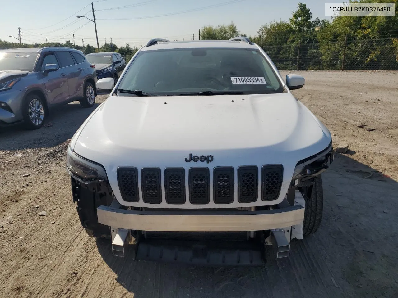 1C4PJLLB2KD376480 2019 Jeep Cherokee Latitude Plus