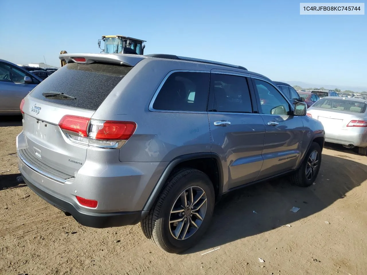 2019 Jeep Grand Cherokee Limited VIN: 1C4RJFBG8KC745744 Lot: 72026374