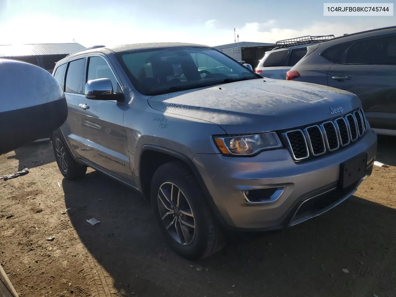 1C4RJFBG8KC745744 2019 Jeep Grand Cherokee Limited