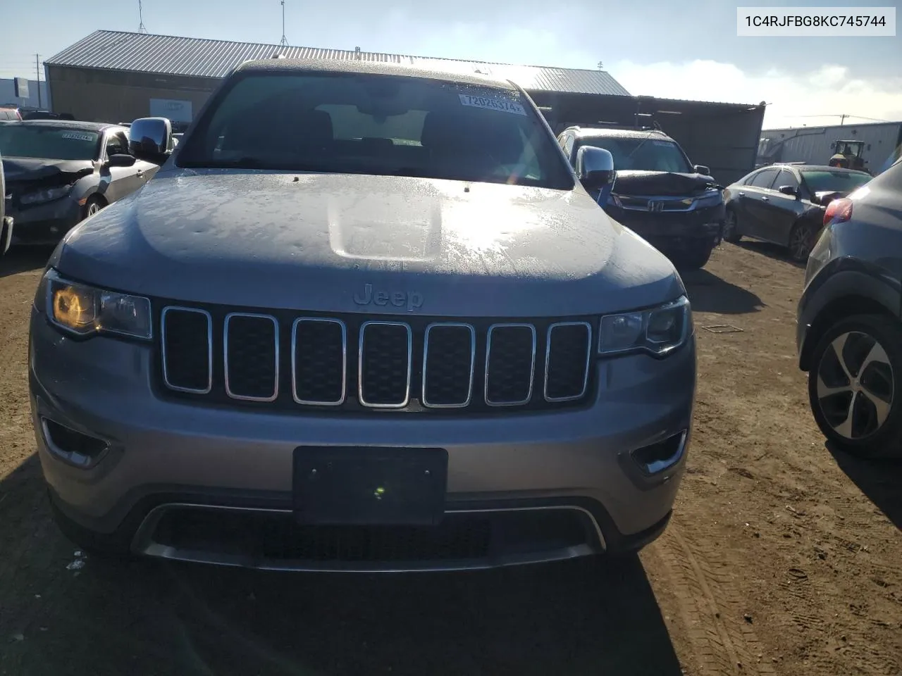 2019 Jeep Grand Cherokee Limited VIN: 1C4RJFBG8KC745744 Lot: 72026374