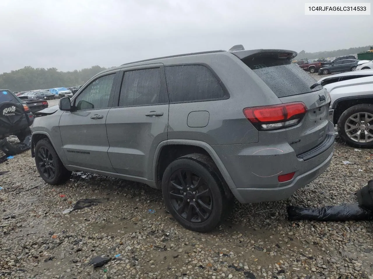 2020 Jeep Grand Cherokee Laredo VIN: 1C4RJFAG6LC314533 Lot: 70983424