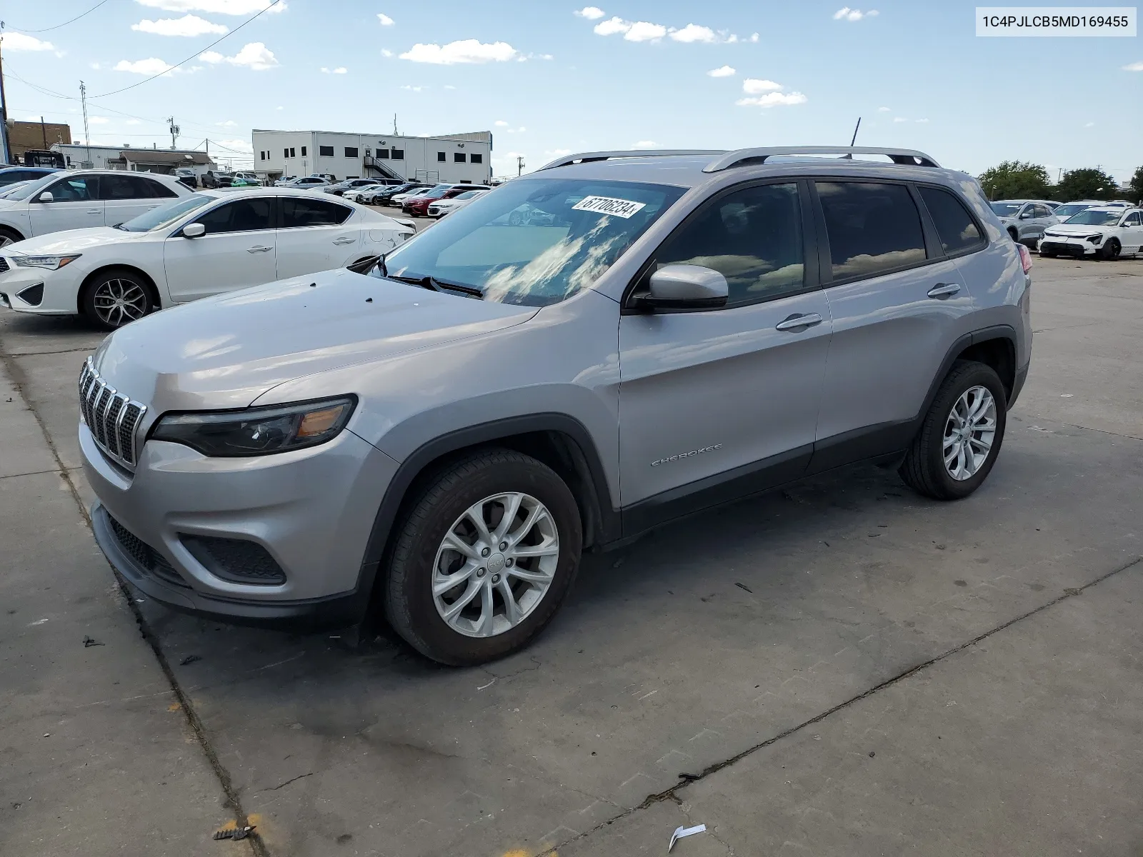 1C4PJLCB5MD169455 2021 Jeep Cherokee Latitude