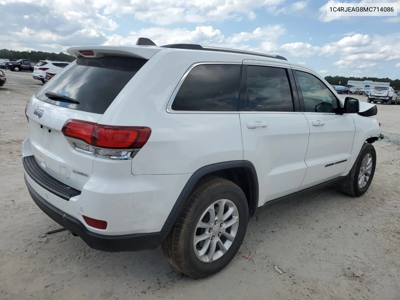 2021 Jeep Grand Cherokee Laredo VIN: 1C4RJEAG8MC714086 Lot: 72021684