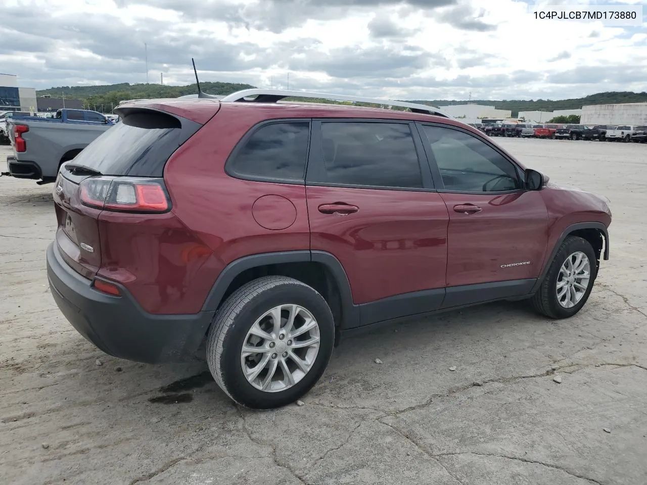 2021 Jeep Cherokee Latitude VIN: 1C4PJLCB7MD173880 Lot: 72066914