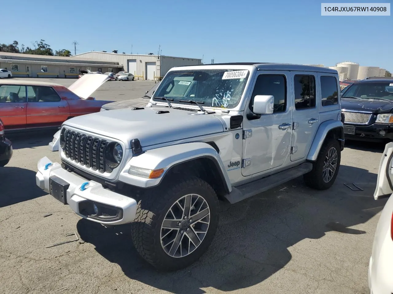 2024 Jeep Wrangler High Altitude 4Xe VIN: 1C4RJXU67RW140908 Lot: 70006384