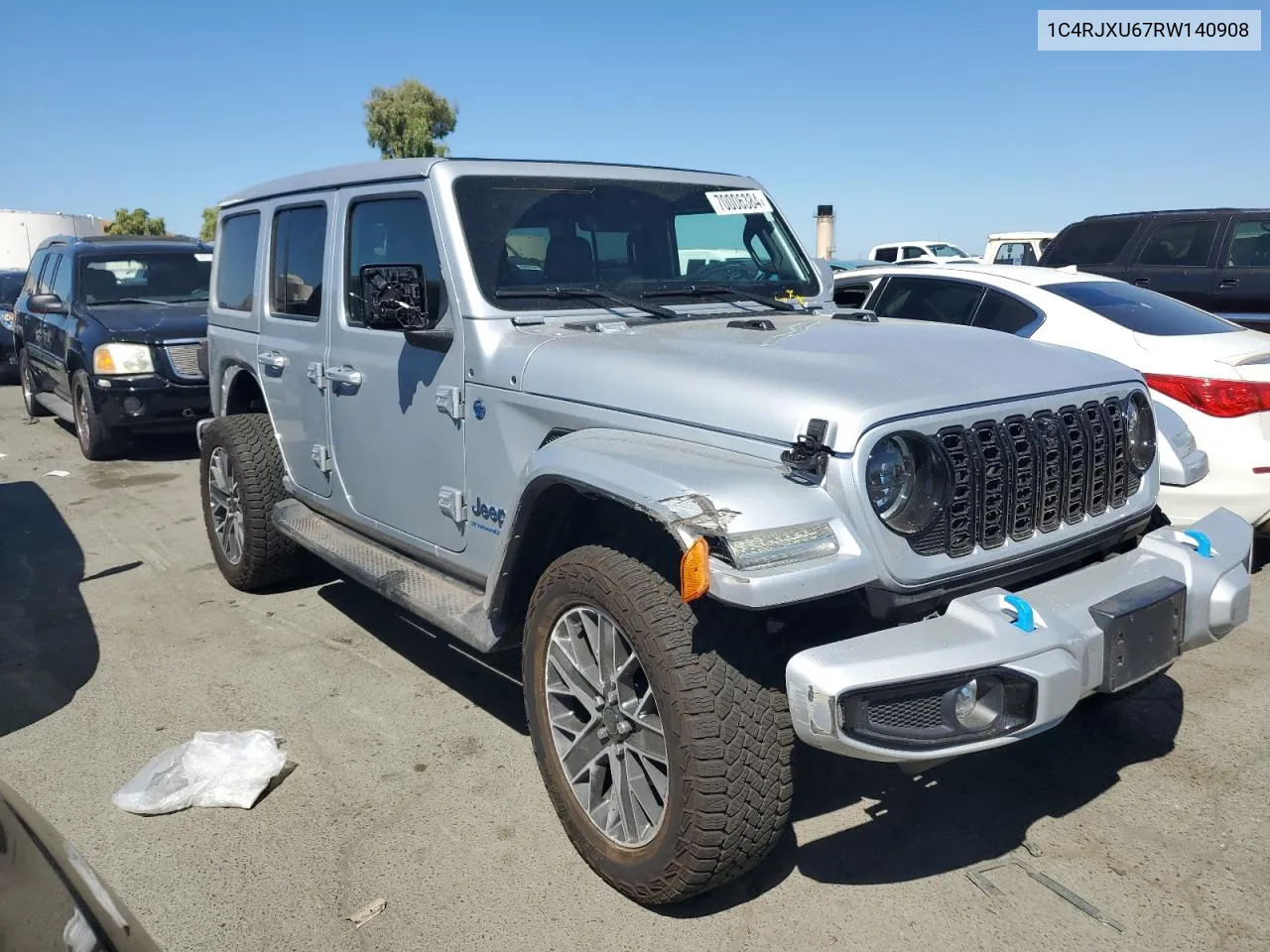 2024 Jeep Wrangler High Altitude 4Xe VIN: 1C4RJXU67RW140908 Lot: 70006384