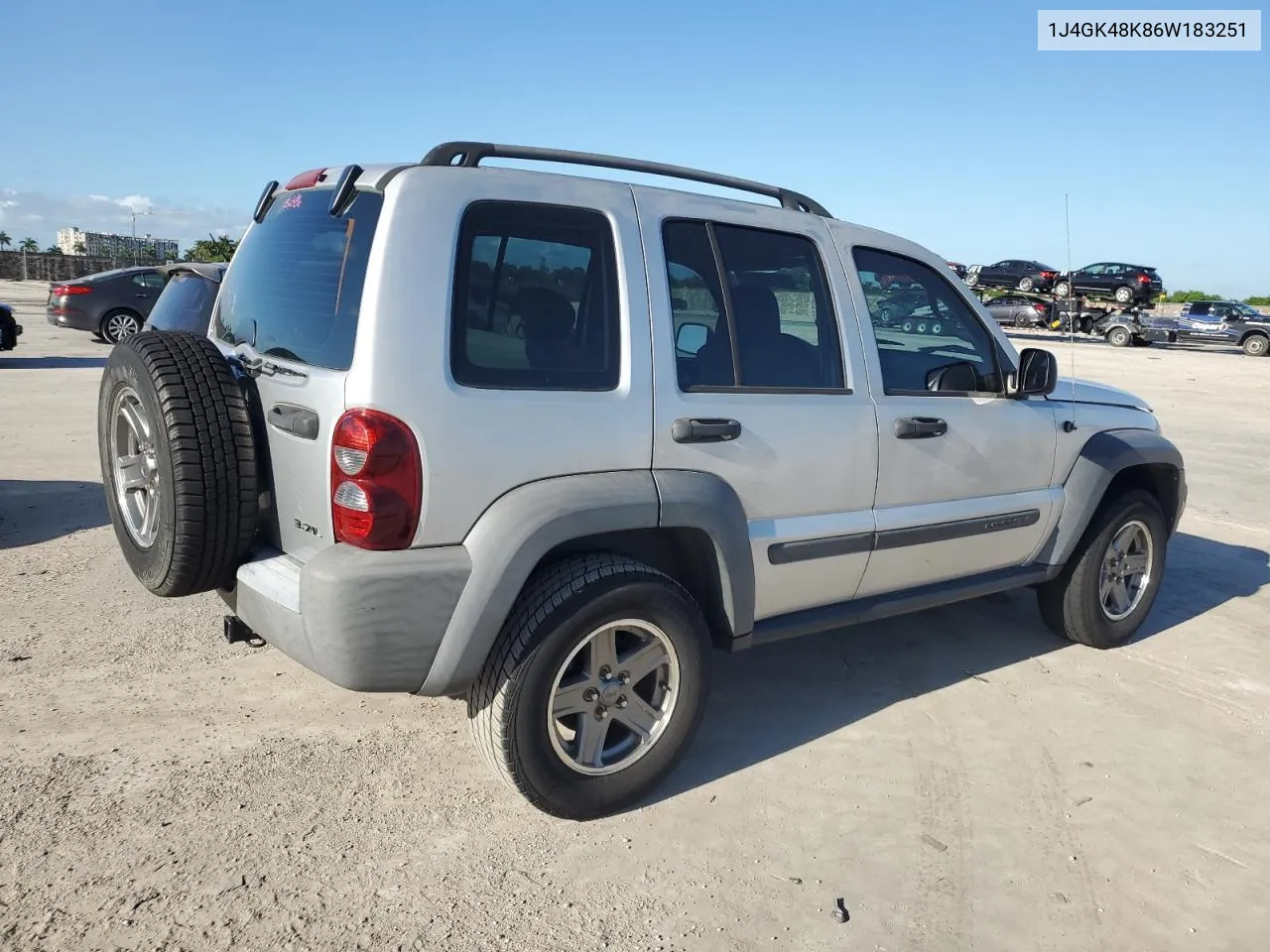 2006 Jeep Liberty Sport VIN: 1J4GK48K86W183251 Lot: 67295894