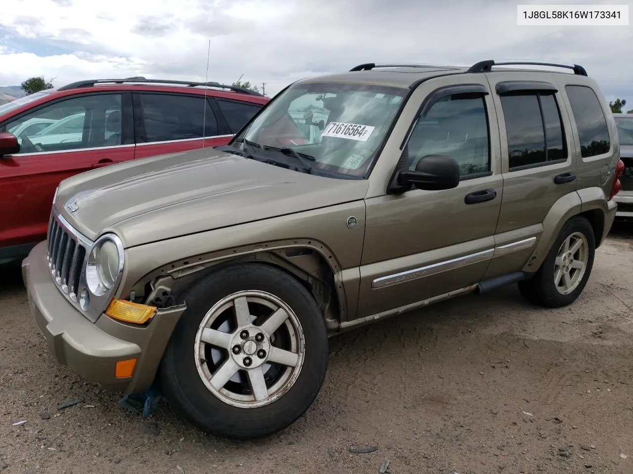 2006 Jeep Liberty Limited VIN: 1J8GL58K16W173341 Lot: 71616564