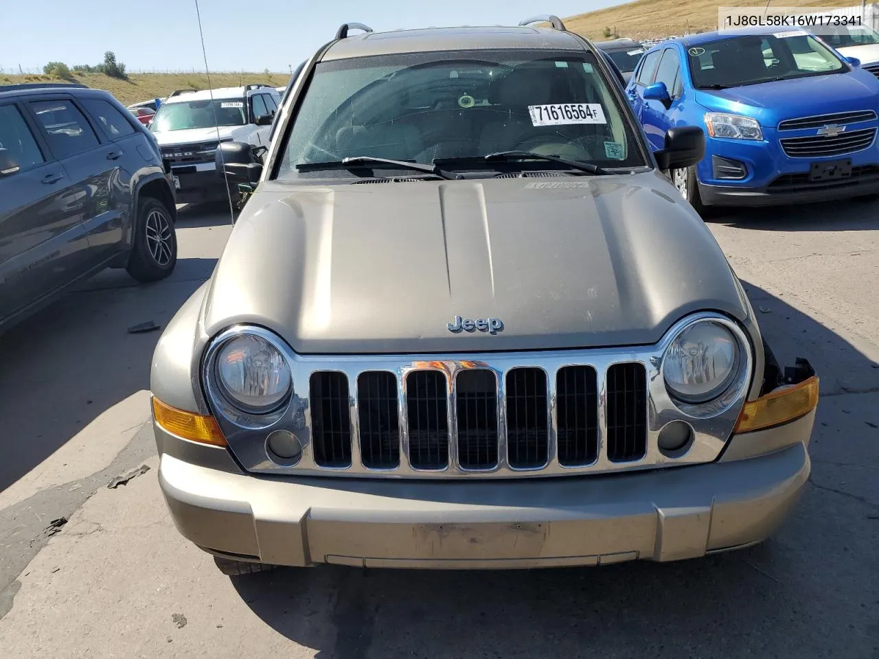 2006 Jeep Liberty Limited VIN: 1J8GL58K16W173341 Lot: 71616564